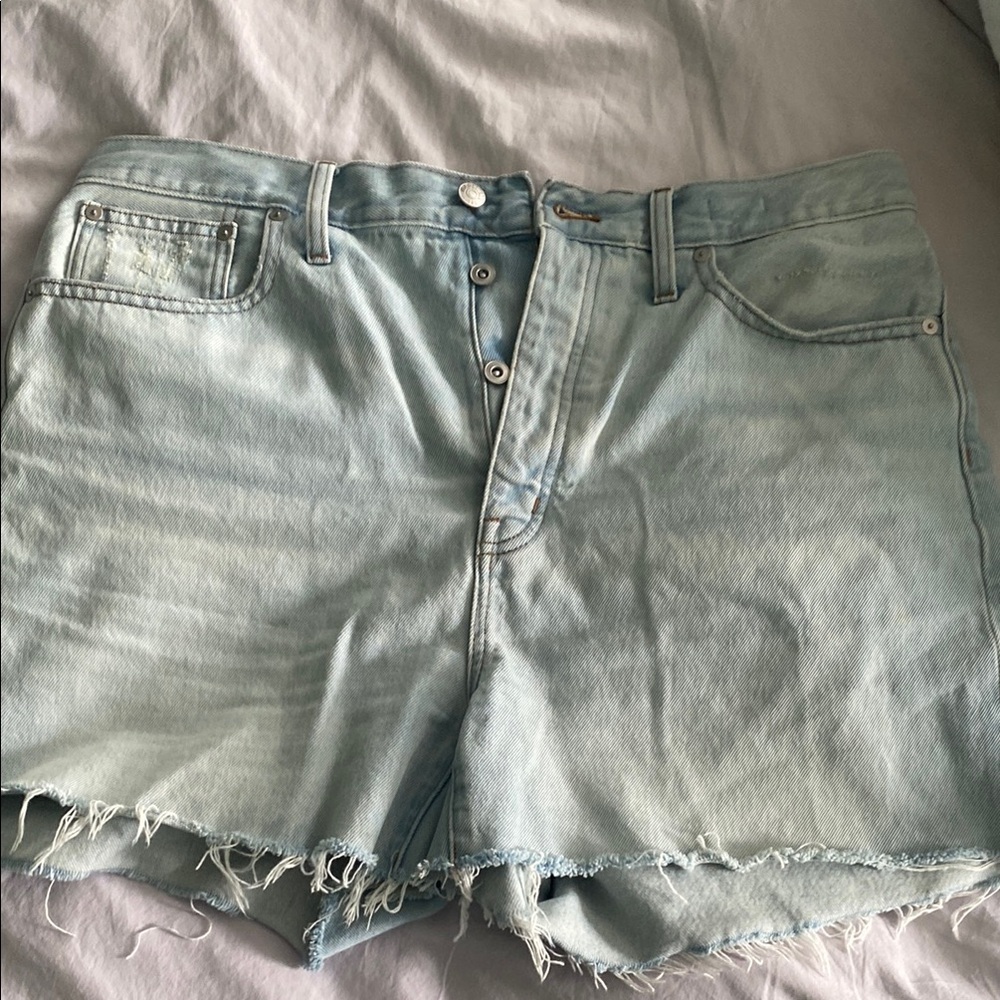 Madewell Blue Jean Shorts Relaxed Fit